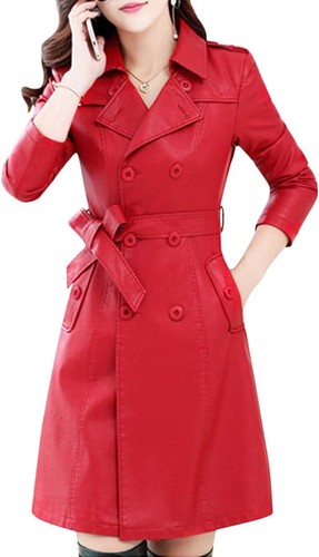 Manteau trench cuir - en,