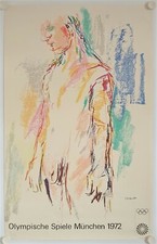 Affiche JEUX OLYMPIQUES MÜNCHEN 1972 - Oskar KOKOSCHKA