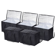 5 Kit Isolateur Réutilisable Epicerie Sac, XXXL Alimentation pour Chaud/Froid