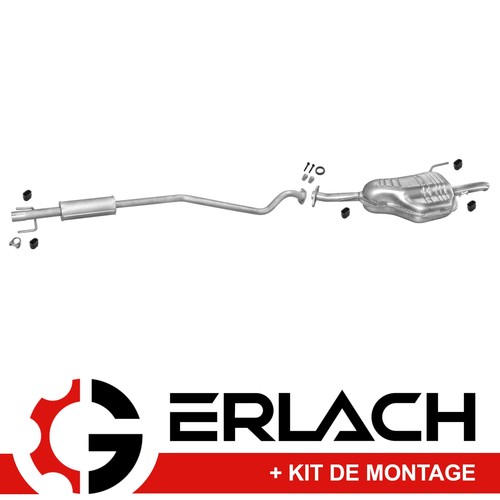 Echappement silencieux pour