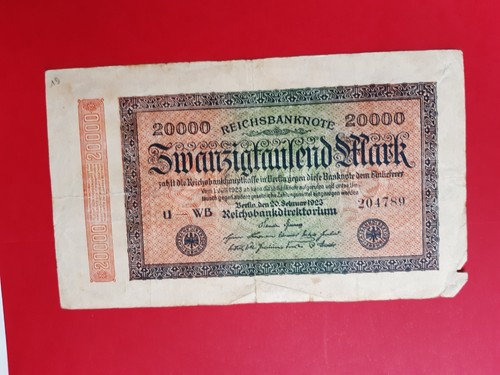 Allemagne billet 20000 mark - allemagne,