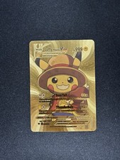 CARTE PIKACHU COSPLAY OR POKEMON ÉDITION | FAIT MAIN - FAN CRÉATION (Luffy )