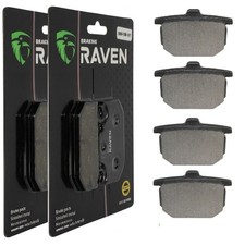 2 Kit plaquettes frein Av Ga et Av Dr Pour Honda CX 500  de 1979 à 1981