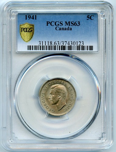 Canada george cents 1941 - george, 5