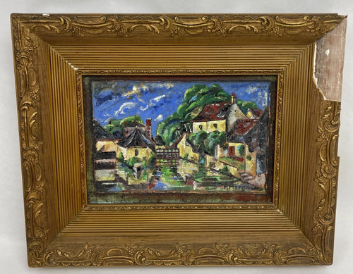 Huile sur cuivre - huile, dans