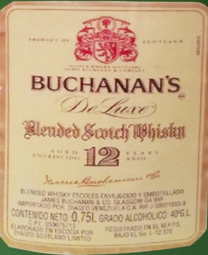 Buchanan blended scotch - blended,