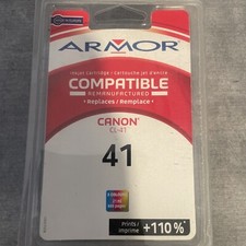 CANON 41 ARMOR CARTOUCHE JET D'ENCRE REMANUFACTURÉ COULEUR COMPATIBLE CL-41 NEUF