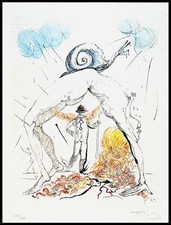 Salvador Dali Lithographie COA