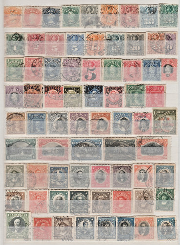 Ref 555 timbres chili lot - ,