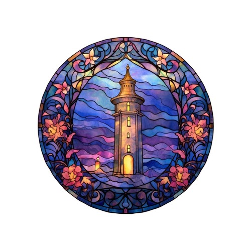 Autocollants phare vitraux - autocollants,
