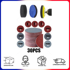 Kit Rénovation Phare 18 Pcs Polissage Restauration Optique Grain 800/1200/2000