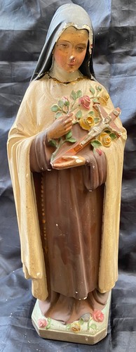 Statue sainte therese platre - statue,
