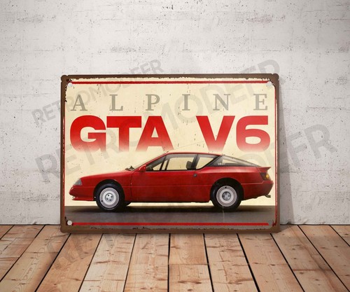 Plaque métal vintage - , alpine