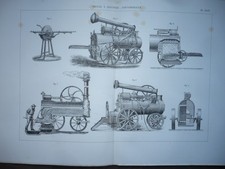 GRAVURE 1880 MATÉRIEL