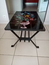 table basse céramique signé  année 60's