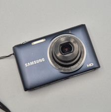 Samsung ST72 16.2MP Compact Digital Camera HD Blue, Charger, Case