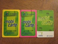 3 Mobicartes différentes