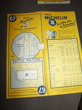 carte michelin 67 nantes poitiers 1955