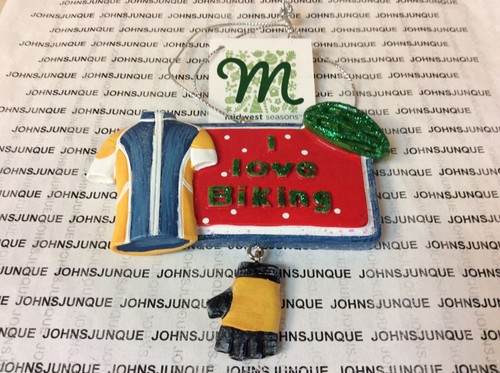 Love biking ornament midwest - biking,