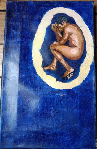 Peinture huile sur toile - à,