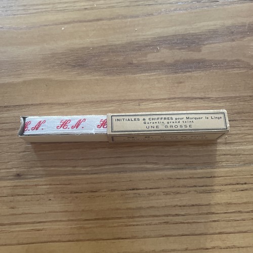 Ruban initiales brodées - ruban, hn