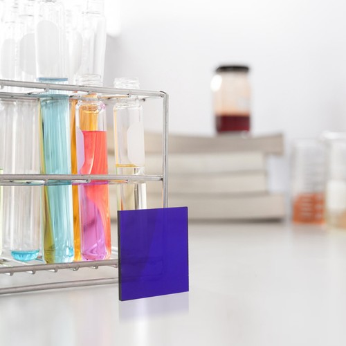 Chimie cobalt verre - verre, de