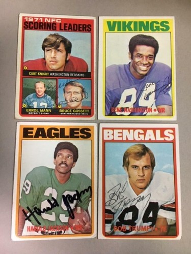 Gene washington signed 1972 - gene,