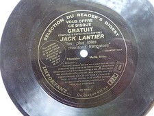 Disque souple flexi Reader's digest JACK LANTIER Présentation MATHE ALTERY