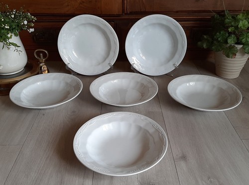 Assiettes creuses - 6,