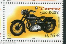 FRANCE 2002, timbre 3509, MOTO TERROT 500 RGST, neuf**, VF MNH STAMP, MOTORBIKE