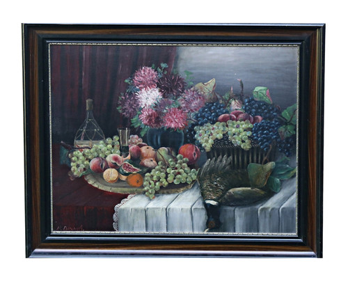Tableau huile original signé - tableau,