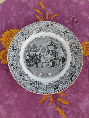 Assiette porcelaine opaque - porcelaine,