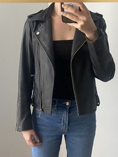 Claudie Pierlot Cuir Veste, Real Leather, Size 38