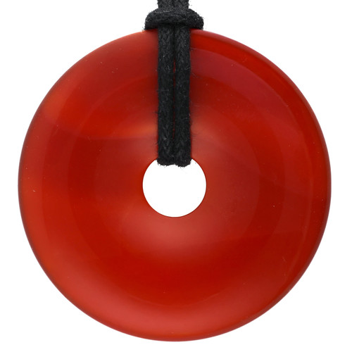 Pendentif donut karneol ø - pendentif,
