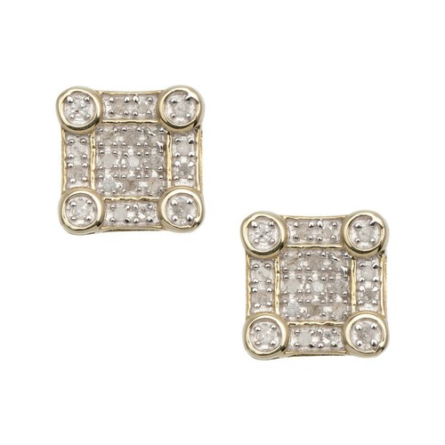 Boucles oreilles carrées en - d'oreilles,
