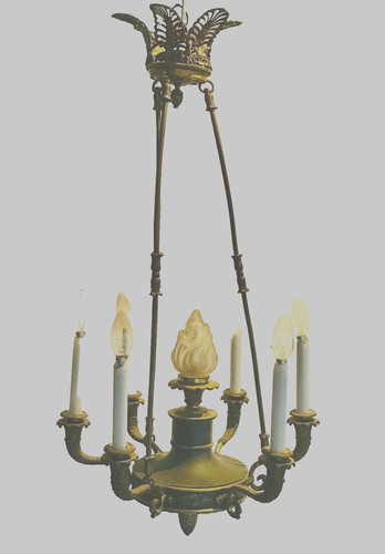 Lustre empire bronze - bronze, patine