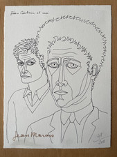 Jean MARAIS : Jean Marais et Moi, Lithographie signée 24X18cm 200ex