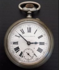 Montre à gousset régulateur chemin de fer  cheminot