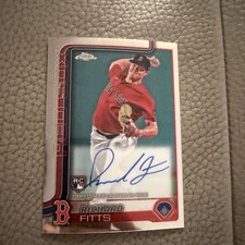 2025 Topps Chrome #RA-RF Richard Fitts RC Auto Boston Red Sox Rookie