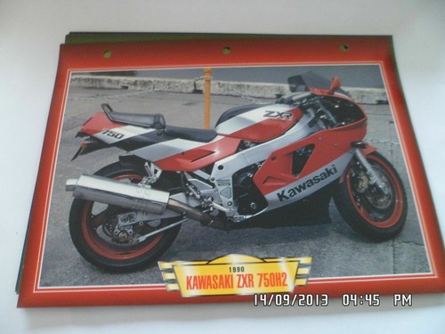 Carte fiche moto kawasaki zxr - kawasaki,