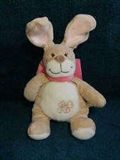 Doudou lapin Oscarine noeud
