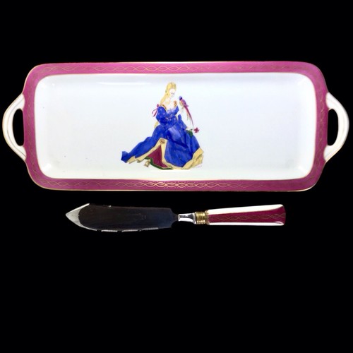 Plat cake porcelaine - plat,