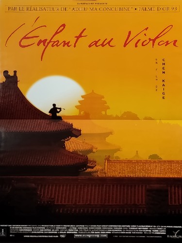 Enfant violon affiche - -,