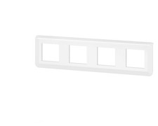 Plaque quadruple horizontale