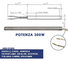 POÊLE À GRANULÉS BOUGIE DE PRÉCHAUFFAGE RÉSISTANCE D 9,9 X 155 300W NORDICA (040