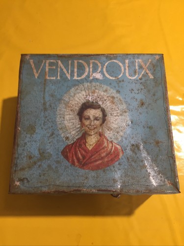 Ancienne boite tole vendroux - boite,