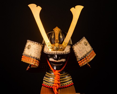 Casque samouraï fer kabuto - fer, &
