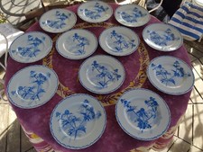 12 Assiettes Plates Terre de