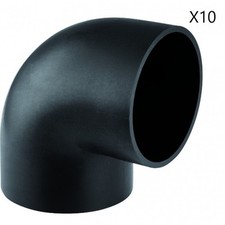 Lot de 10 Coudes PE GEBERIT