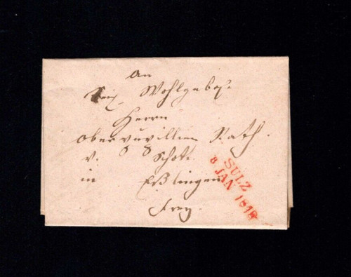 Württ 1848 sulz rouge - 1848, "